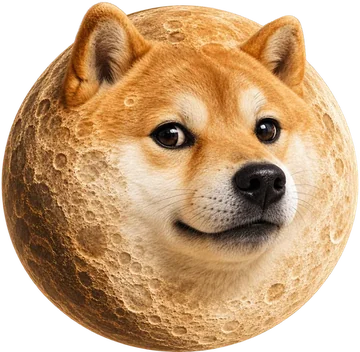 The circular MoonDoge character mark